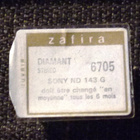 Levysoittimen neula Zafira Diamant 6705 - pikkukuva 1