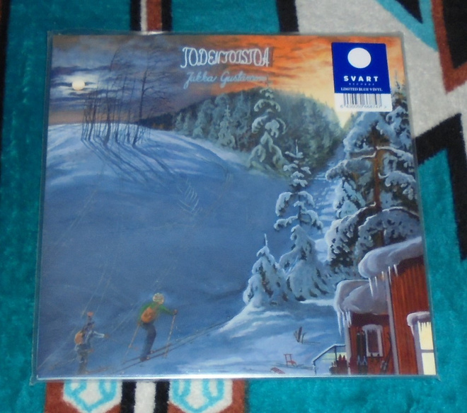 JUKKA GUSTAVSON ~ Toden Toistoa ~ LP sininen MINT