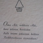 Äidille kukkakimppu tk ja teksti sisälehdellä - pikkukuva 2