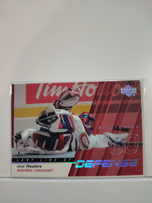 2002-03 Upper Deck - Last Line of Defense #LL7 Jose Theodore