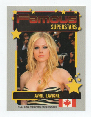 Famous Superstars n:o 048 AVRIL LAVIGNE