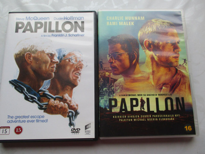 PAPILLON VANHA & UUSI DVD ELOKUVA