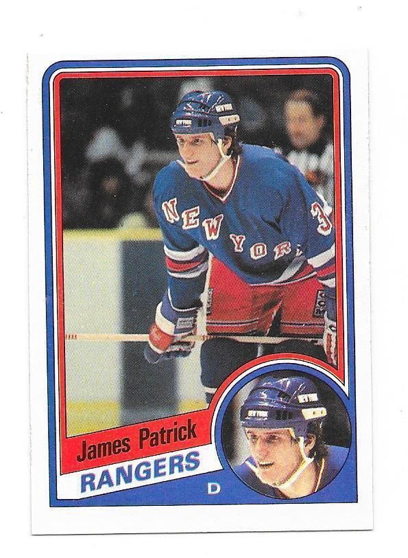 1984-85 OPC #150 James Patrick New York Rangers RC