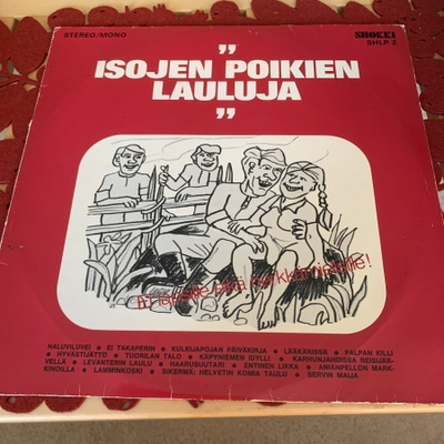 ”ISOJEN POIKIEN LAULUJA”. * FIN 1975