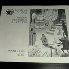 LaPe V17 **1184-1187 NORDIA 1993 POSTIMERKKI NÄYTTELY - pikkukuva 2