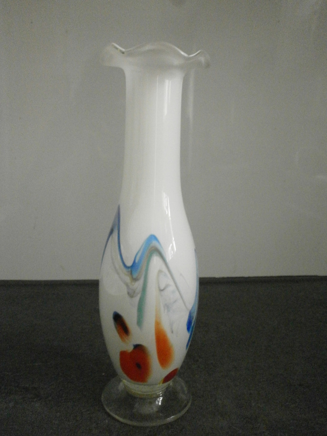 Maljakko opaali Dalian Snowflake (1970-luku)