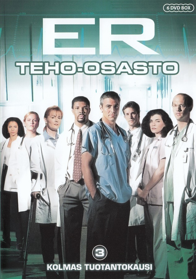 Teho-osasto (E.R.) : Kausi 3 (6DVD) uusi ja muoveissa