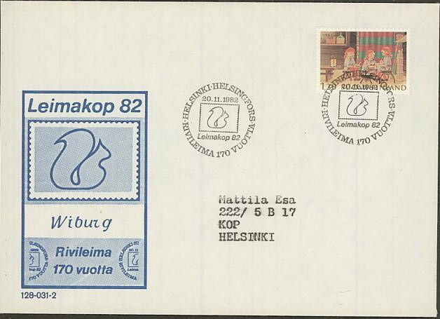 1982 Leipakop erikoisleimakuori
