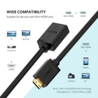 Mini HDMI - HDMI sovitin 4K Yhteensopiva - pikkukuva 4