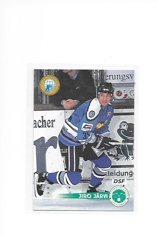 1996-97 DEL Cards #60 Iiro Järvi  Frankfurt Lions HIFK