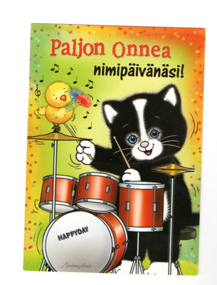 Ml Ansio °°Paljon Onnea Nimipäiväsi!° -KORTTI /Kulkematon