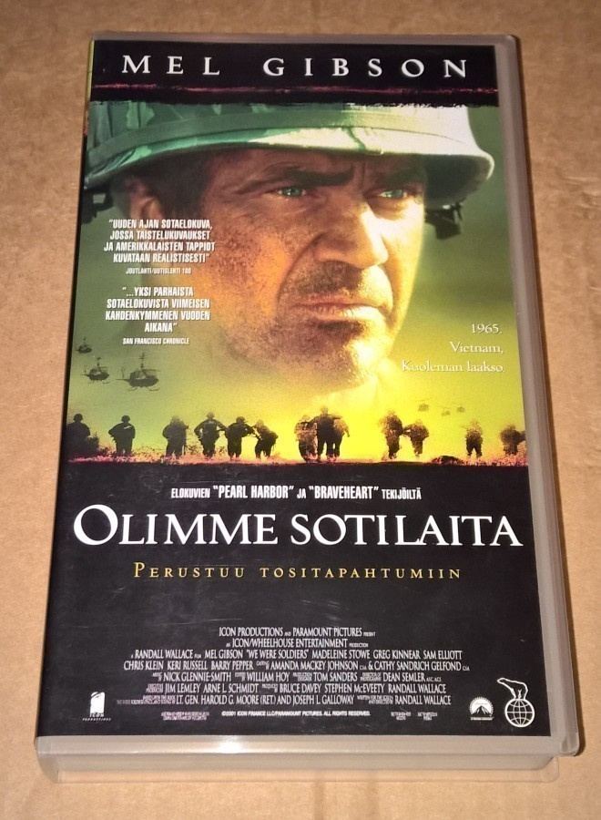 OLIMME SOTILAITA VHS TOIMINTA MEL GIBSON