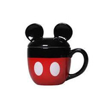 MICKEY MOUSE SHAPED MUG WITH LID	(16 516)	ceramic muki kanne - pikkukuva 1