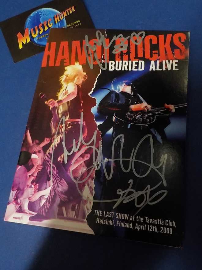 HANOI ROCKS - BURIED ALIVE DVD SEITSEMÄLLÄ NIMMARILLA