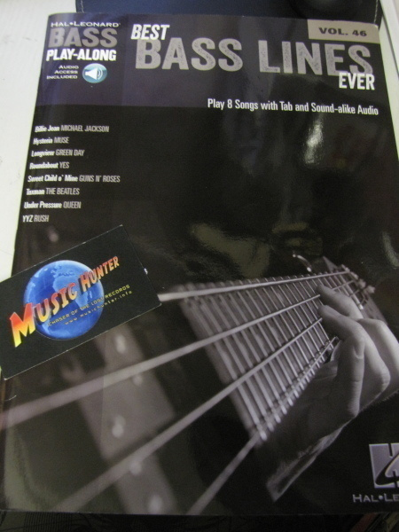 HAL LEONARD - BEST BASS LINES EVER VOL. 46 NUOTTIKIRJA