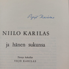 Yrjö Karilas : Niilo Karilas ja hänen sukunsa (signeerattu) - pikkukuva 2
