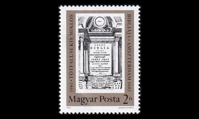 Unkari 3748 ** Tótfalusi Raamattu 300v (1985)