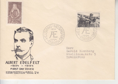 FDC 1954 Albert Edefels