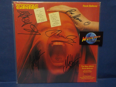 SCORPIONS - ROCK BELIEVER M-/M- +NIMMARIT EU 2022 PRESS LP