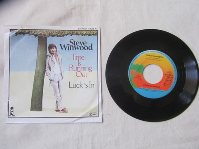 Steve Winwood:Time Is Running Out 7" single 1977