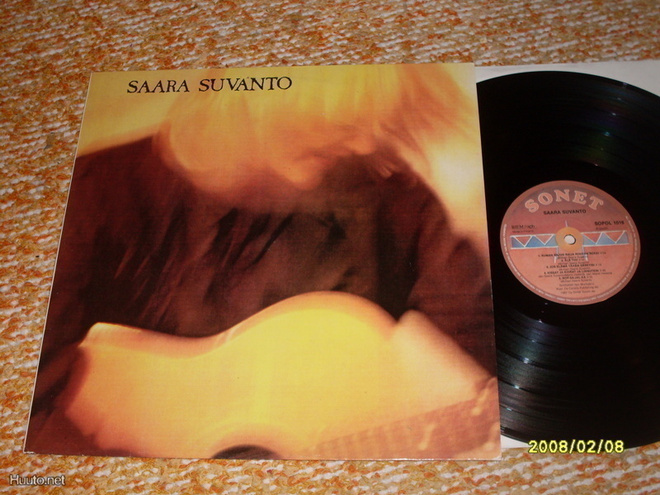 SAARA SUVANTO - s/t LP 1987 suomi rock EX