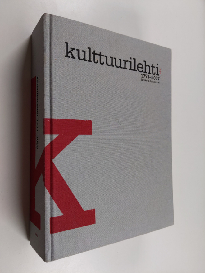 Jarkko S. Tuusvuori : Kulttuurilehti 1771-2007