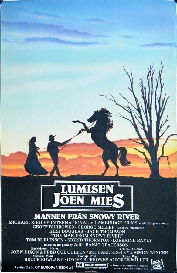 Elokuvajuliste: Lumisen joen mies (George Miller)