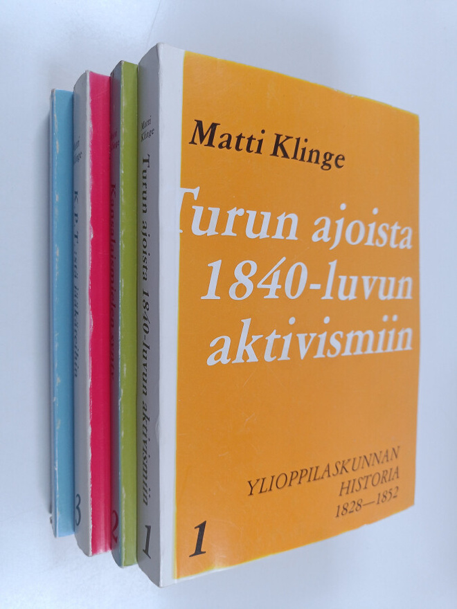 Matti Klinge : Ylioppilaskunnan historia 1-4