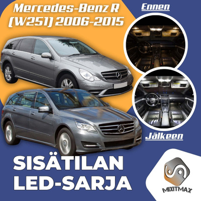 Mercedes-Benz R (W251) Sisätilan LED-sarja 23-os