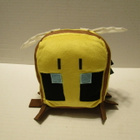 Minecraft pehmo, Cuutopia Bee Abeille, uusi - pikkukuva 1