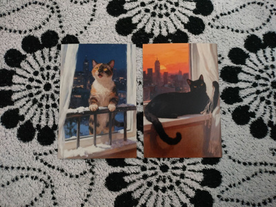 ~Kissa kortti~ 2kpl