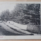Terijoki, mies kiirehtää huvila-alueen aidan viertä, p. 1902 - pikkukuva 1