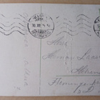 Possupari suutelee ikkunassa, apiloita, Uusi Vuosi p. 1925 - pikkukuva 2