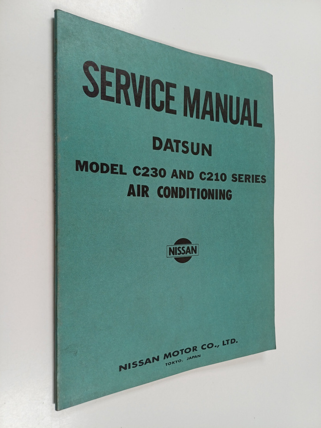 Service manual Datsun : Model C230 and C210 series air co...