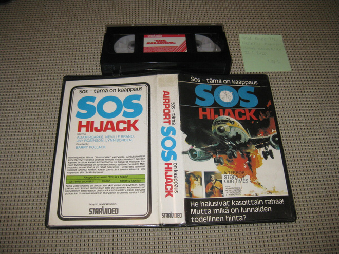 SOS Hijack-VHS (FIx, Star Video, Adam Roarke, 1973)