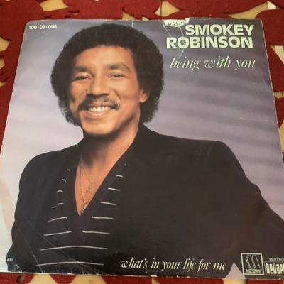 SMOKEY ROBINSON: Being With You * Whats In Your…GER 1980