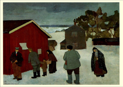 Eero Nelimarkka, Suomen itsenäisyysjulistus, Kuulutus