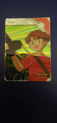 Pokemon Heroes & Villains HV3 holographic blue logo card HP