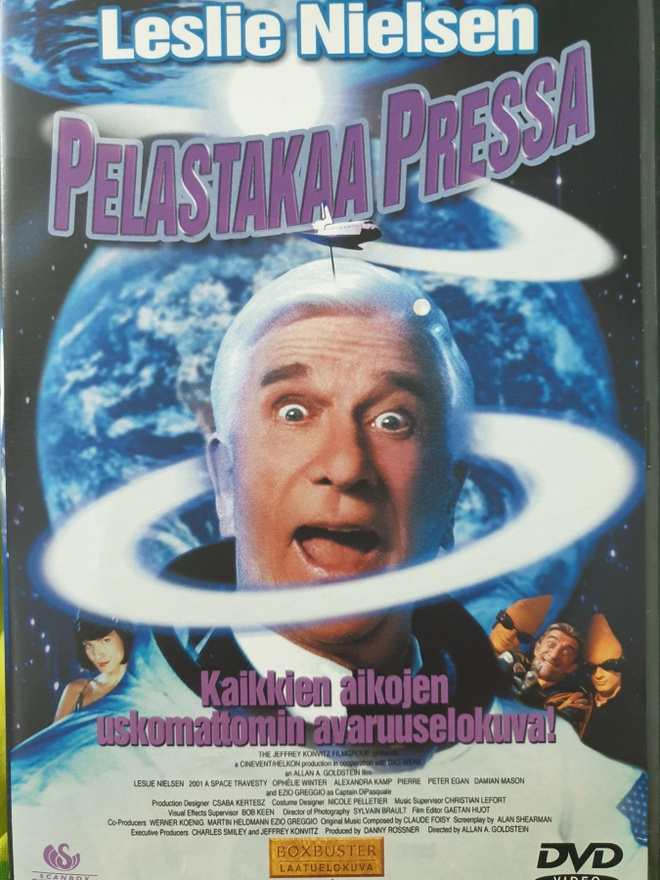 PELASTAKAA PRESSA DVD Leslie Nielsen