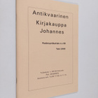 Antikvaarinen kirjakauppa Johannes : Postimyyntiluettelo ... - pikkukuva 1