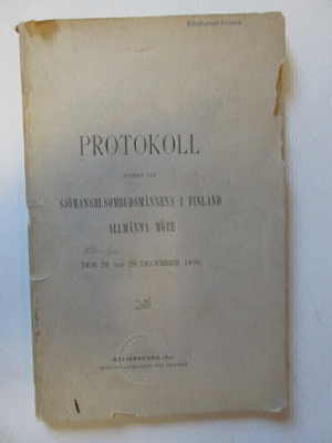 Protokoll 1896 Eduskunnankirjasto