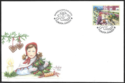 FDC Åland 2014  Joulu  LaPe ÅL 389