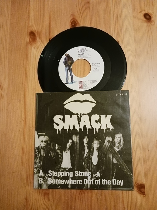 Smack – Stepping Stone  7" ps 1985 Garage Rock