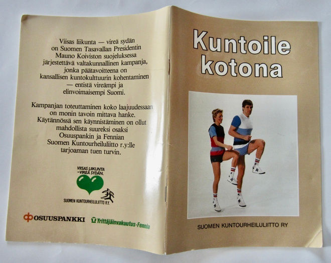 Kuntoile  kotona. Suomen Kuntourheiluliitto Ry 1984