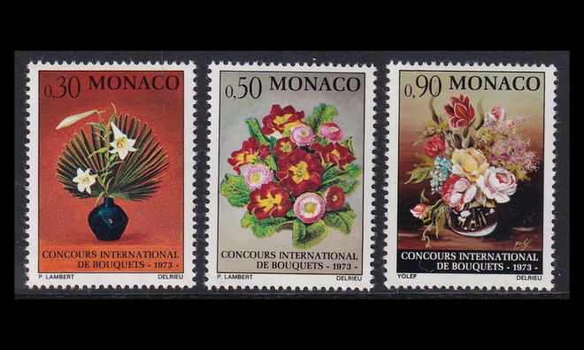 Monaco 1068-70 ** Kukka-asetelmakilpailu (1972)