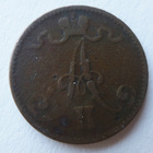 RAHA KOLIKKO SUOMI v. 1866 5 PENNIÄ - pikkukuva 3