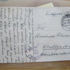 Saksa, kenttäposti kortti vuodelta 1943 leimoin - pikkukuva 1