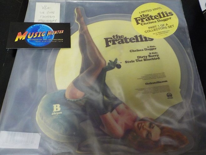 THE FRATELLIS - CHELSEA DAGGER 8'' MUOTOILTU KUVALEVY SINGLE