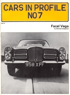 Cars in Profile No 7 Facel Vega -vihko