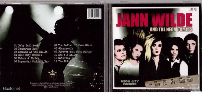 Jann Wilde & The Neon Comets Neon City Rockers